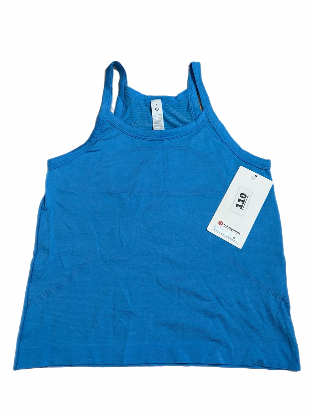 NWT Lululemon Swiftly Cami Tank Top *Race Length (Ocean Wave) Size 8